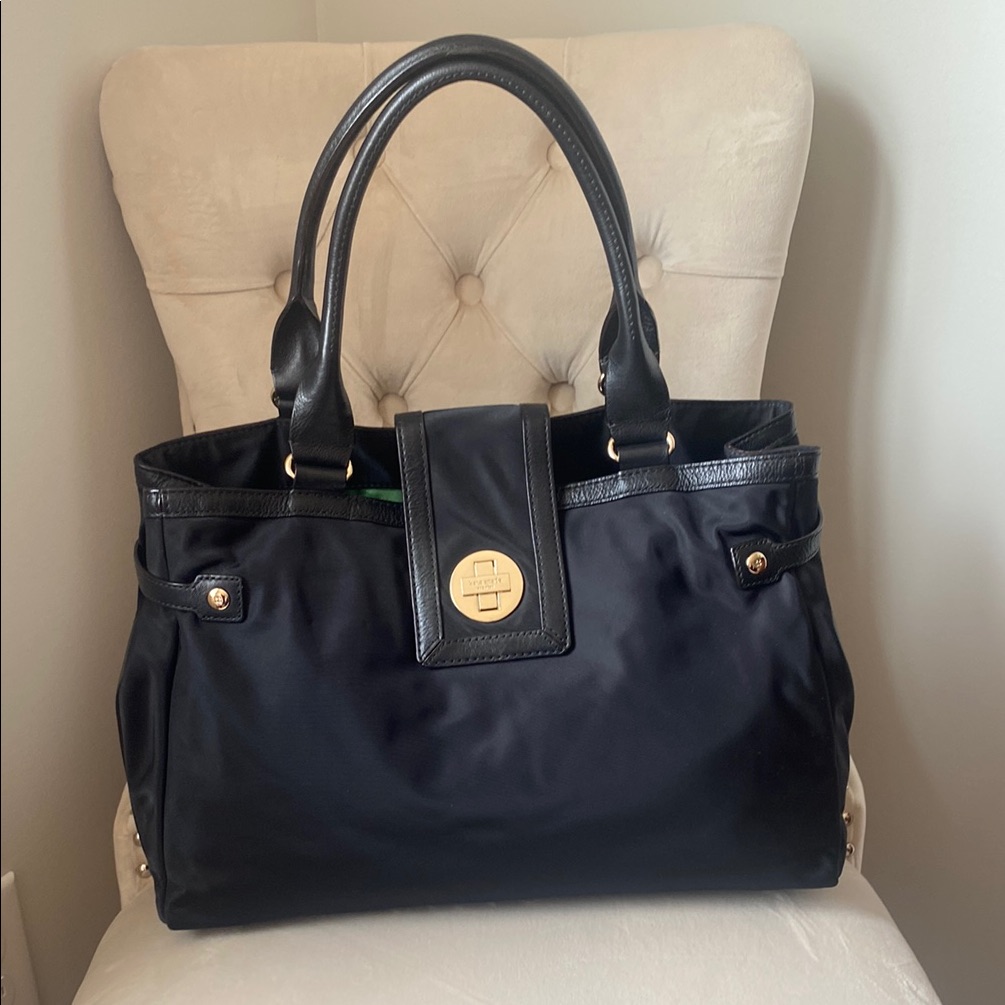 Kate Spade Large Black Designer Tote Bag